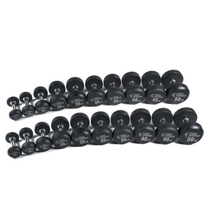 Open image in slideshow, Commercial Round Rubber Dumbbell Sets - 306 Fitness Repair &amp; Sales
