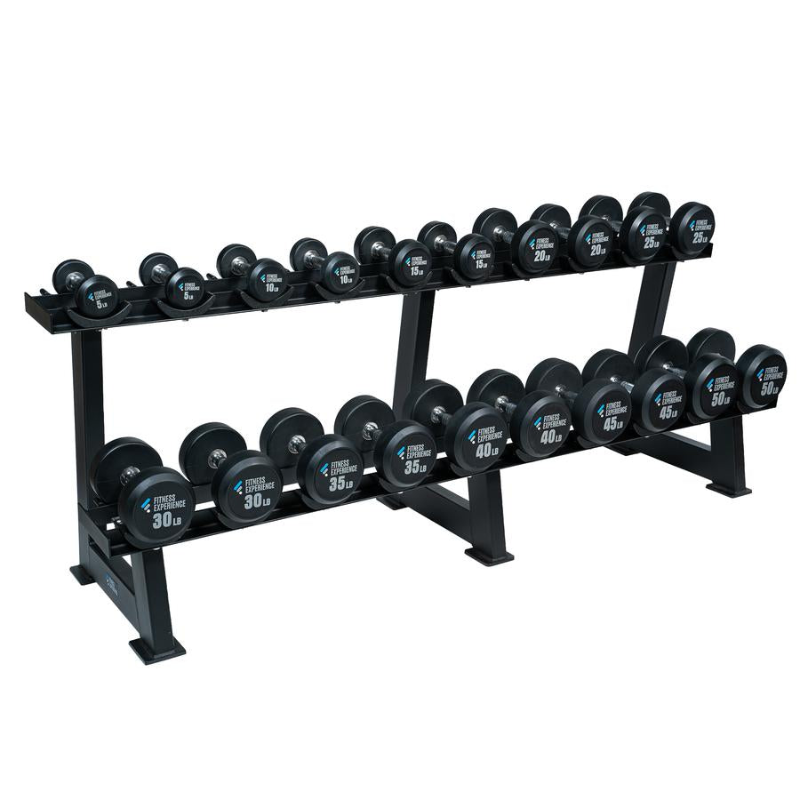 Commercial Round Rubber Dumbbell Sets - 306 Fitness Repair & Sales